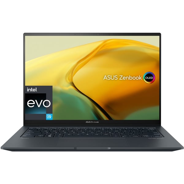 Asus Zenbook 14X OLED (2023) Laptop - 13th Gen / Intel Core i9-13900H / 14.5inch 2.8K / 1TB SSD / 16GB RAM / Shared Intel Xe Graphics / Windows 11 Home / English & Arabic Keyboard / Inkwell Gray / Middle East Version - [UX3404VA-OLEDI9G]