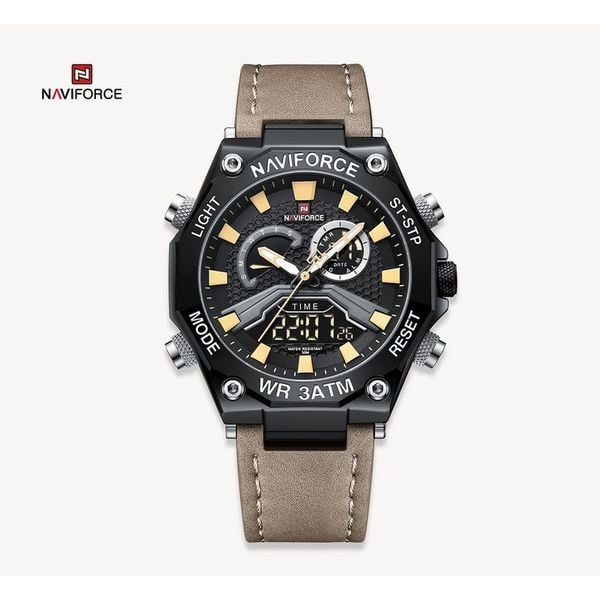 Naviforce NF9220L-BEIGEBLK Men's Watch