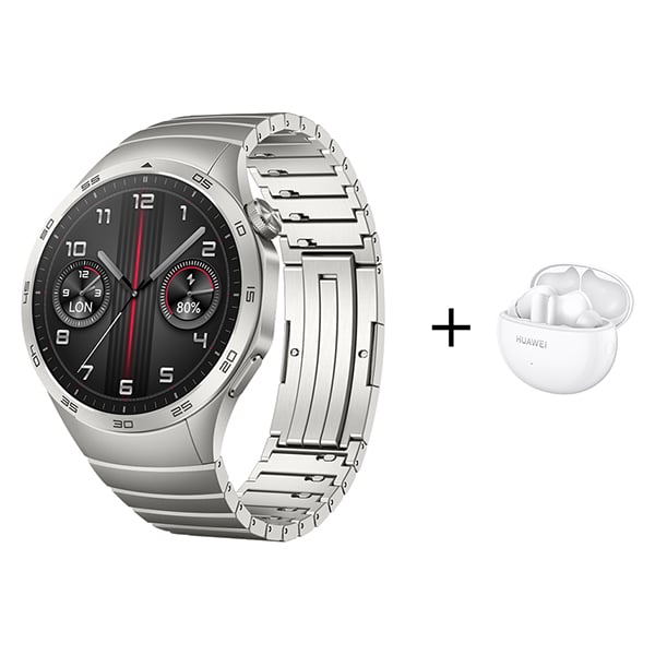 Huawei GT4 Smartwatch, 46MM, Grey - eXtra Bahrain