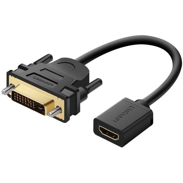 ugreen Ugreen Dvi To Hdmi Female Adapter Type: Adaptor | Color: Black | Cable Type: HDMI Cable