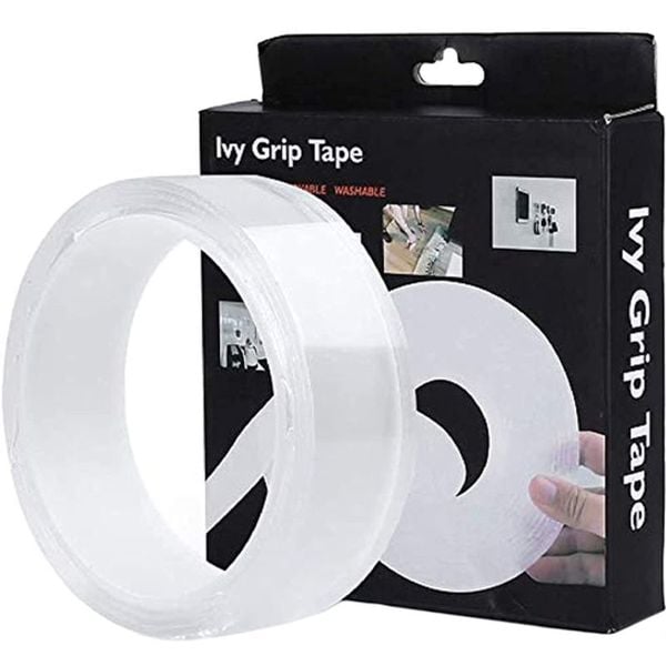 32ft Hook & Loop Tape - Heavy Duty Adhesive Back, Cut-to-Size (Black)