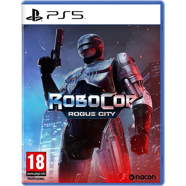 Playstation 5 Playstation 5 PS5 Robocop Rogue City Game Mode: Single Player | Color: Multicolour | Genre: Action-adventure | Platform: Playstation 5 | Developer: Teyon | PEGI/ESRB: 18 | Publisher: Nacon