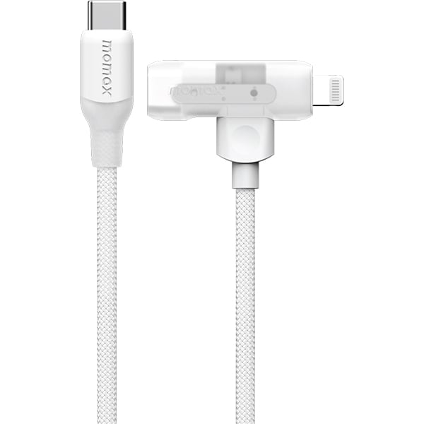 Momax 2-in-1 USB Cable 1.5m White
