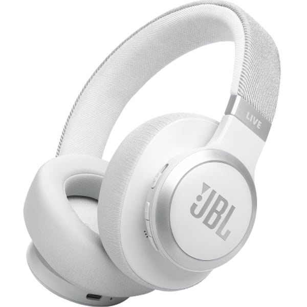 Buy JBL JBLLIVE770NC WHT Wireless Over Ear Headphones White Online