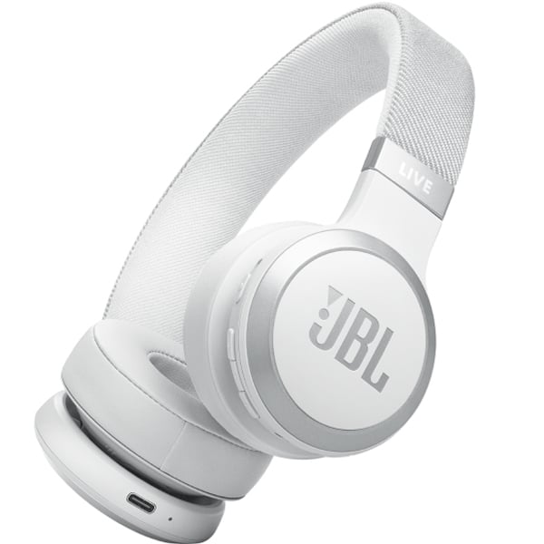 Buy JBL JBLLIVE670NC WHT Wireless Over Ear Headphones White Online