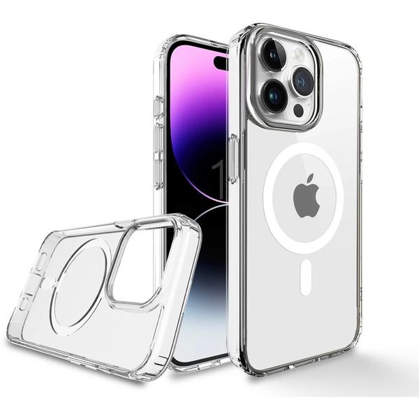 Aukey Magnetic Case Transparent iPhone 15 Pro Max