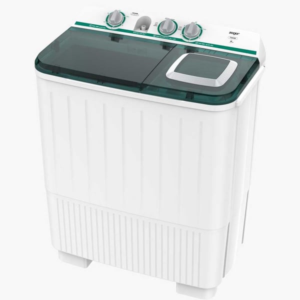 Zogor Twin Tub Semi Auto Washer 9Kg Green/White - TI9GW