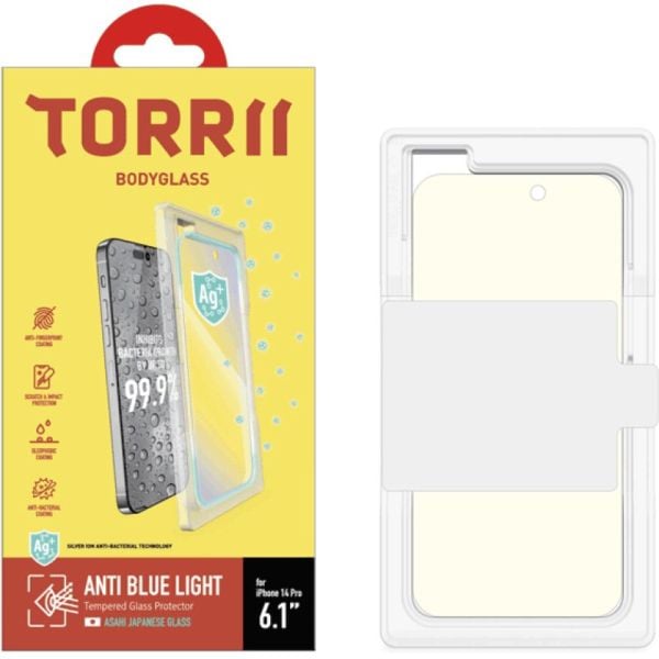 Torrii AB Coating Screen Protector Blue iPhone 14 Pro