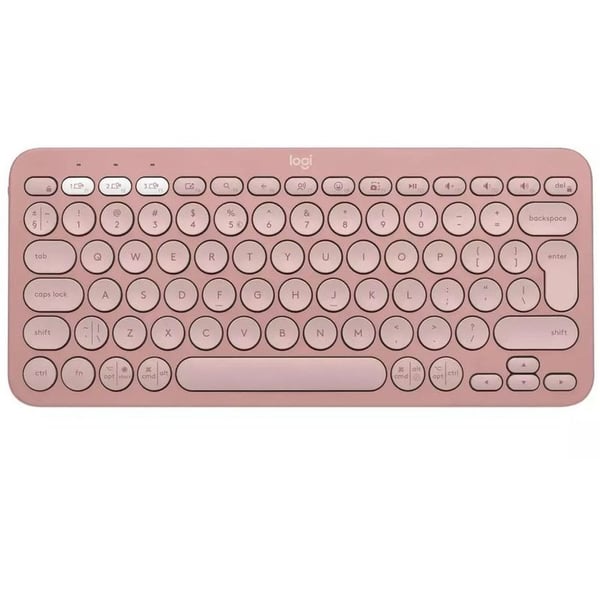 Logitech Pebble Keys 2 K380s Wireless Keyboard Rose