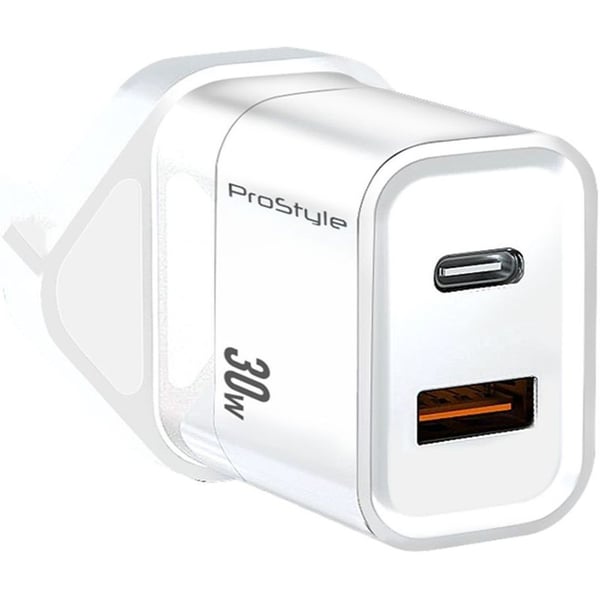 Pro Style GaN Wall Charger White