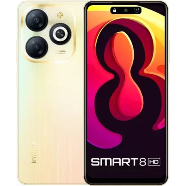 Infinix Smart 8 64GB Shiny Gold 4G Smartphone