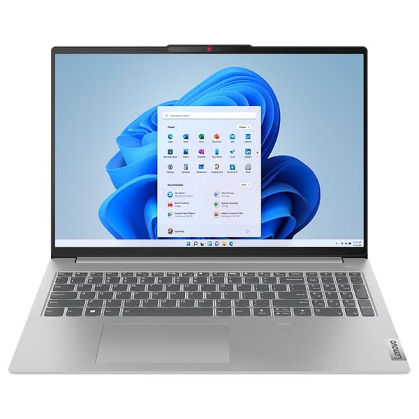 Lenovo IdeaPad Slim 5 16IRL8 (2023) Laptop - 13th Gen / Intel Core i7-13620H / 16inch WUXGA / 512GB SSD / 16GB RAM / Shared Intel UHD Graphics / Windows 11 Home / English & Arabic Keyboard / Cloud Grey / Middle East Version - [82XF007MAX]