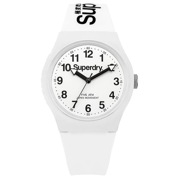 Superdry Orologio Analogico Quarzo Uomo con Cinturino in Silicone SYG188BB
