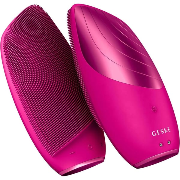 Geske 6-in-1 Thermal Facial Brush Magenta