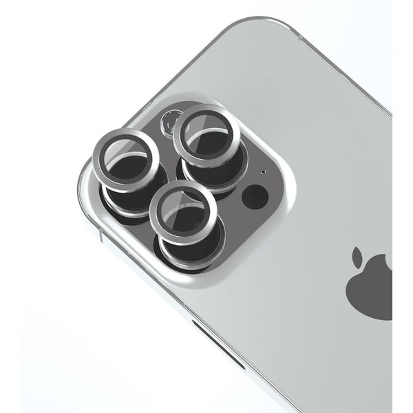 Max & Max Lens Protector Titanium White iPhone 15 Pro/iPhone 15 Pro Max