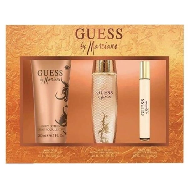 Guess Marciano L Perfume For Women 100ml Eau de Parfum 200ml Body Lotion 15ml Mini Spray Gift Set price in Bahrain Buy Guess Marciano L Perfume For Women 100ml Eau