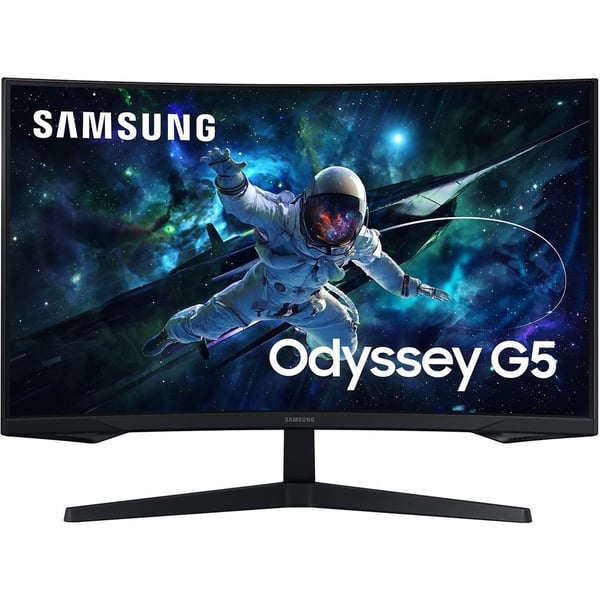samsung Samsung Odyssey G5 G55c 27 inch Type: Curved Gaming Monitor | Color: Black | Brightness: 200 cd/㎡ | Resolution: 2560 x 1440 | Screen Size: 27 in | Aspect Ratio: 16:9 | Viewing Angle: 178°/178°