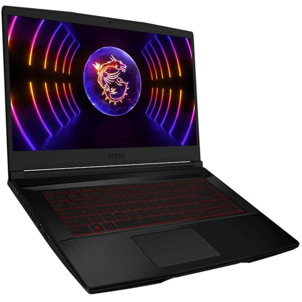 MSI Thin GF63 12U Gaming (2022) Laptop - 12th Gen / Intel Core i5-12450H / 15.6inch FHD / 512GB SSD / 8GB RAM / 4GB NVIDIA GeForce RTX 3050 Graphics / Windows 11 Home / Black - [THIN GF6312UC]