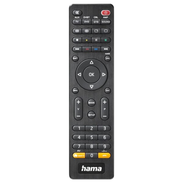 Hama TV Universal Remote Control Black