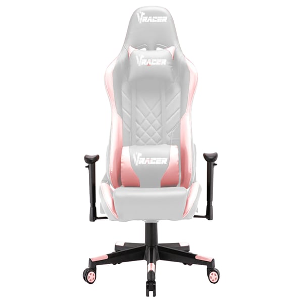 Vtracer D313 Gaming Chair White/Pink