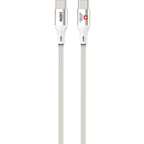 Swiss Military USB-C To USB-C Cable 1.2m White