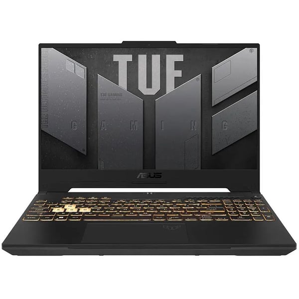 آسوس لابتوب TUF جامينج F15  (2023) - الجيل 13/ انتل كور i7-13620H / 15.6 بوصة FHD / 1 تيرا SSD / 32 جيجا رام / 8 جيجا نفيدياجيفورسRTX 4070 جرافيكس / ويندوز 11 هوم / باللون الرمادي چاجير - [FX507VI-LP073W] 