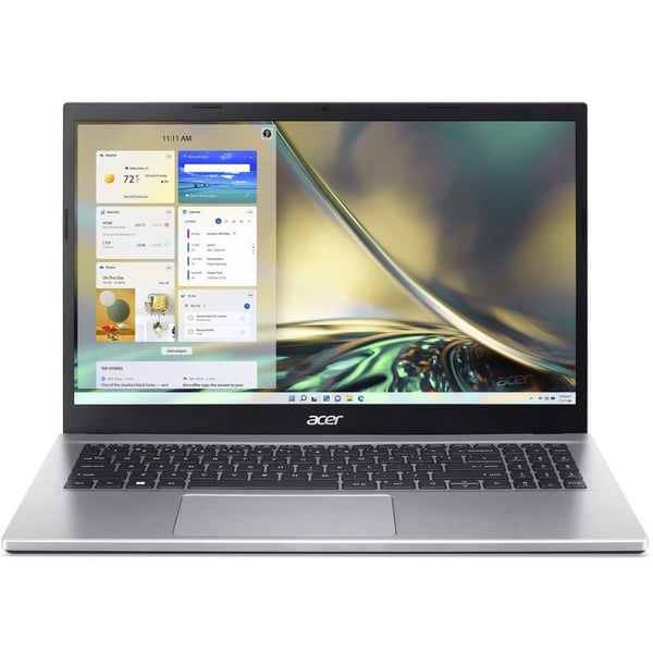 Acer Aspire 3 A315 (2022) Laptop - 12th Gen / Intel Core i5-1235U / 15.6inch FHD / 512GB SSD / 8GB RAM / Shared Intel Iris Xe Graphics / Windows 11 Home / English & Arabic Keyboard / Pure Silver / Middle East Version - [A315-59-57ZZ]