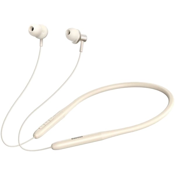 Baseus NGPB010002 Bowie P1x Wireless In Ear Neckband Creamy White