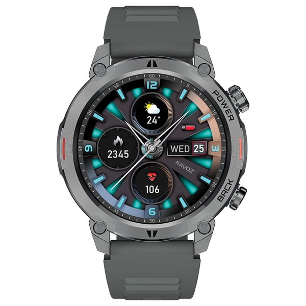 Ravoz Rizto R19 Smartwatch Metallic Silver