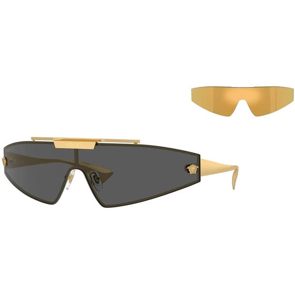 Versace 100287 Gold Irregular Sunglasses For Women VER2265