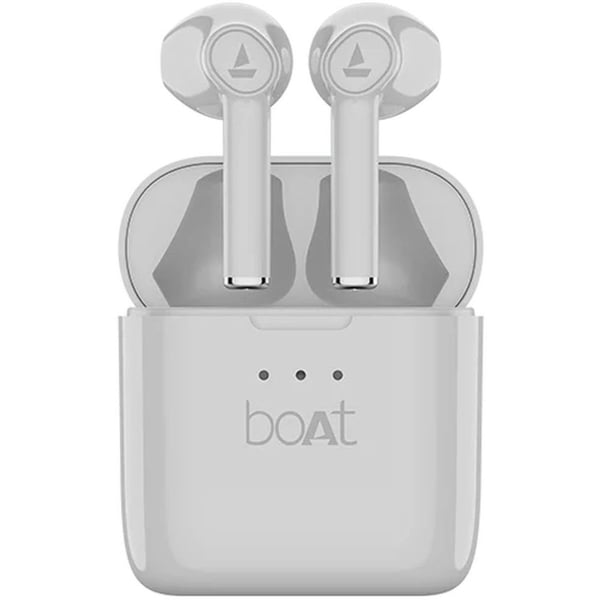 Buy Boat Airdopes 131 True Wireless Earbuds Ivory White Online in UAE Sharaf DG