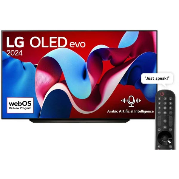 LG 83 Inch OLED evo C4 4K Smart TV AI Magic remote Dolby Vision webOS24 - 2024