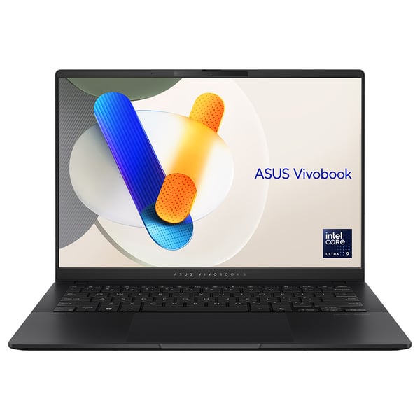 Asus Vivobook S 14 OLED (2024) Ultrabook - 1st Series / Intel Core Ultra 9-185H / 14inch WUXGA / 1TB SSD / 16GB RAM / Shared Intel Arc Graphics / Windows 11 Home / English & Arabic Keyboard / Neutral Black / Middle East Version - [S5406MA-OLEDU911WB]