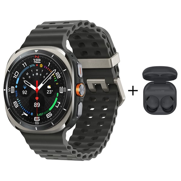 Buy Samsung Galaxy Watch Ultra LTE 47mm Titanium Silver Buds 2 Pro Pre order Online in UAE Sharaf DG