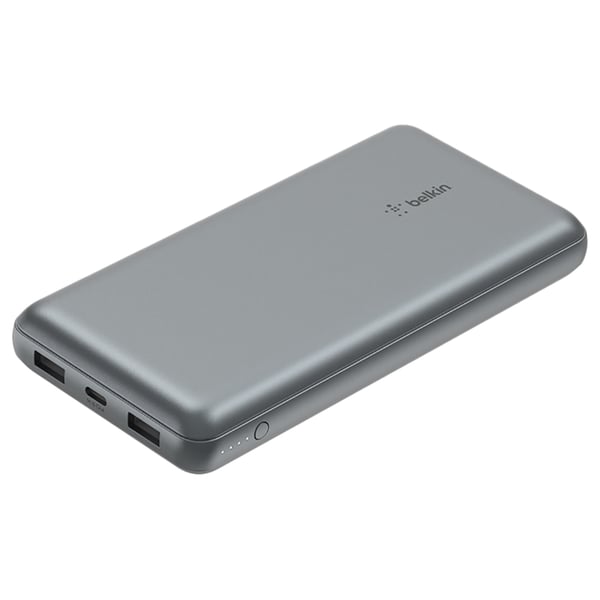 بيلكين باور بانك BoostCharge USB-A إلى USB-C مقاس 15 سم باللون الرمادي الفضائي