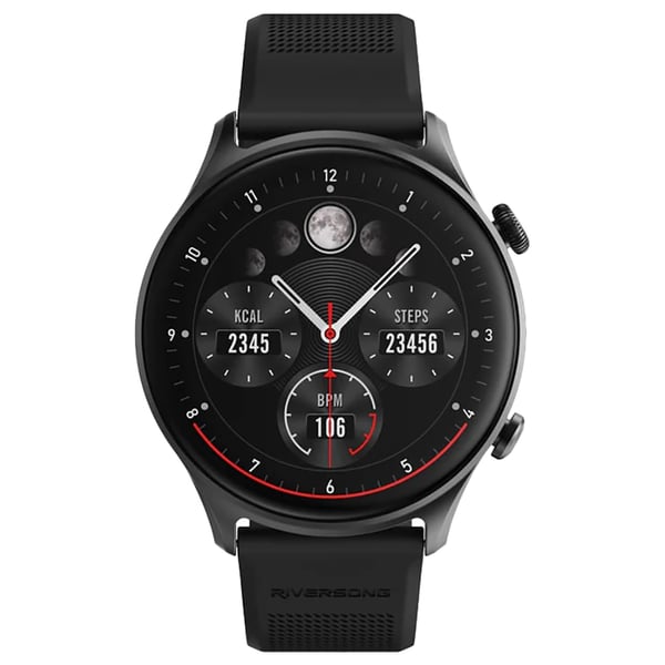 Riversong SW71 Motive 7C Smartwatch Black Online Shopping on Riversong SW71 Motive 7C Smartwatch Black in Muscat Sohar Duqum Salalah Sur in Oman
