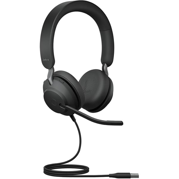 jabra Jabra EVOLVE2 40 Type: PC Headsets | Color: Black | Connectivity Type: Wired | Built in Microphone: Yes