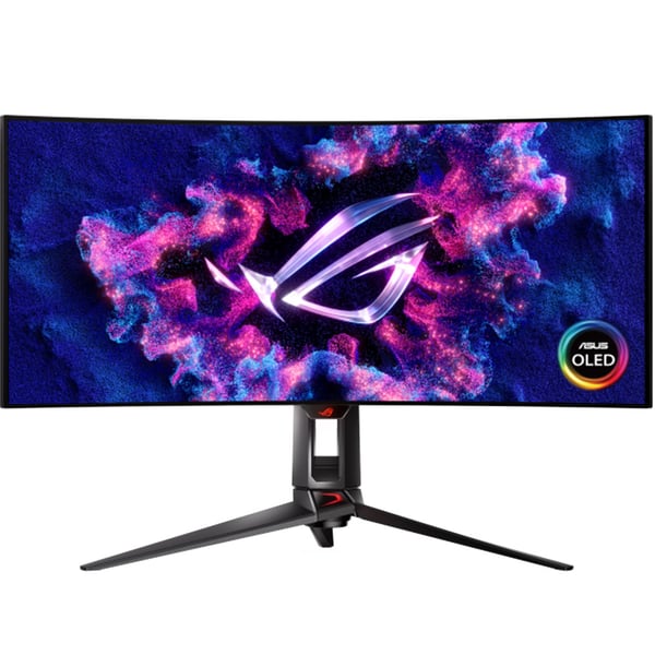 ASUS ASUS Rog Swift PG34wcdm Type: Gaming Monitor | Color: Black | Brightness: Brightness (Max): 450cd/㎡, Brightness (HDR, Peak): 1,300 cd/㎡, Brightness (100% APL): 275cd/㎡ | Resolution: 3440 x 1440 | Screen Size: 34 in | Aspect Ratio: 21:9 | Viewing Angle: 178°/178°
