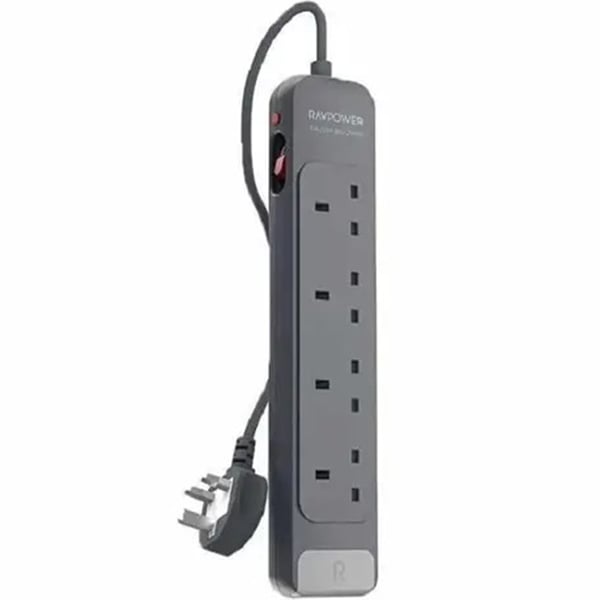 سلك تمديد راف باور RP-PC1067 مع 4 منافذ طاقة وقدرة 3150 واط