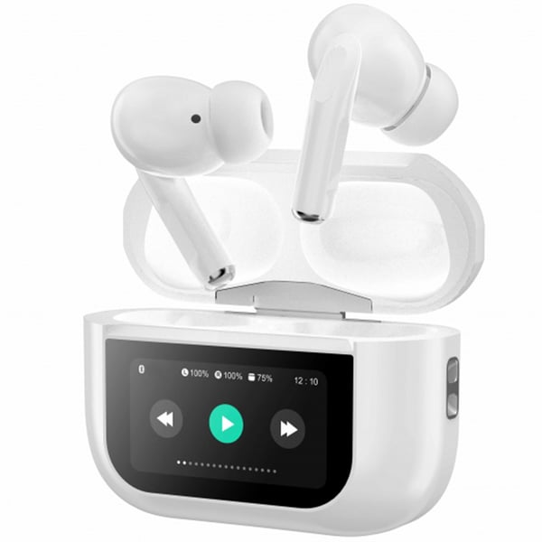 سماعات أذن ميوزك مان اللاسلكية لون أبيض BT-X72
