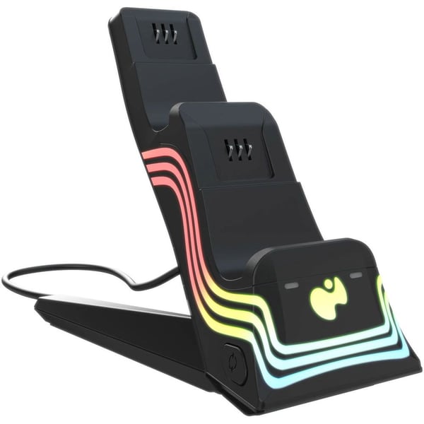 pdp Pdp Afterglow Wave Dual Charger Type: Charger | Color: Black Blue
