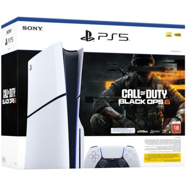 SONY SONY Playstation 5 Standard Disc 1000GB Color: White | In the Box: Console,Controller,HDMI Cable,Power Cord,USB Cable,Voucher | Storage Size: 1 TB