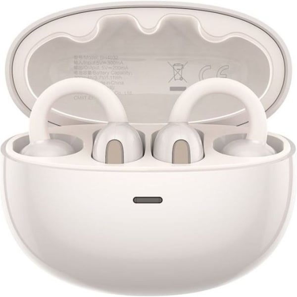 nubia Nubia Liveclip Type: Wireless Earbuds | Color: Bright White | Bluetooth: Bluetooth 5.4 | Connectivity Type: Wireless | Built in Microphone: Yes
