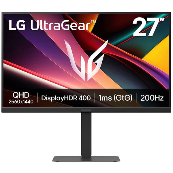 lg Lg Ultragear 27g610a-b 27 inch Type: Gaming Monitor | Color: Black | Brightness: 400 cd/m2 | Resolution: QHD (2560 x 1440) | Aspect Ratio: 16:9 | Viewing Angle: 178° / 178°