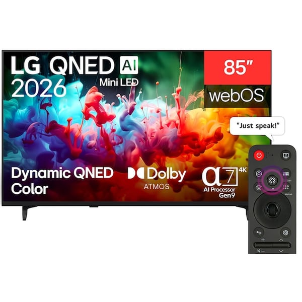 LG 85inch QNED AI QNED70 Mini LED 4K Smart Television (2026 model)