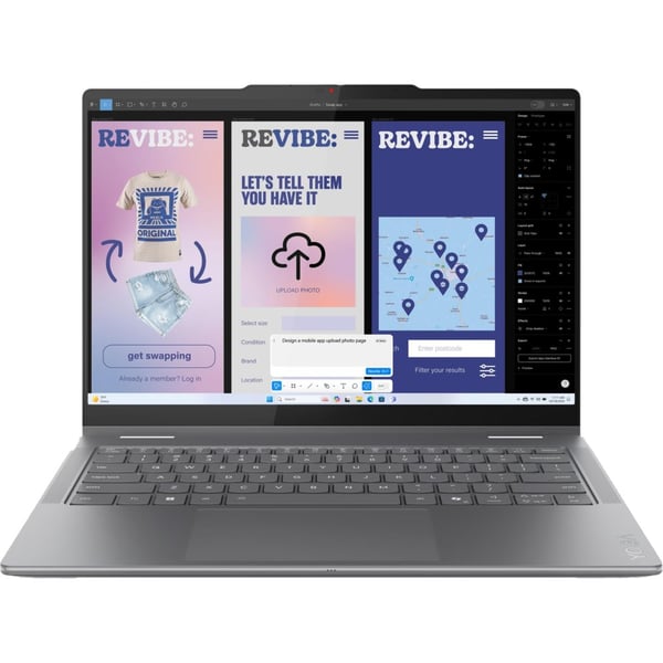 Lenovo Yoga 7 14ILL10 2-in-1 Convertible (2026) Copilot+ PC - 2nd Series / Intel Core Ultra 7-256V / 14inch WUXGA / 1TB SSD / 16GB RAM / Shared Intel Arc 140V / Windows 11 Home / English & Arabic Keyb