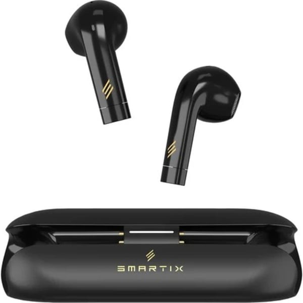 smartix Smartix Buds U Type: Wireless Earbuds | Color: Black | Bluetooth: Bluetooth 6.0 | Connectivity Type: Wireless | Built in Microphone: Yes