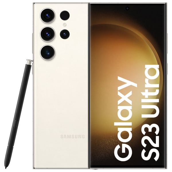Samsung Galaxy S23 Ultra 5G 1TB 12GB Cream Dual Sim Smartphone - Middle East Version
