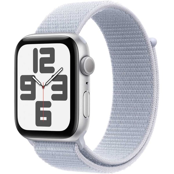 Apple Watch SE 2024 GPS 40mm Silver Aluminum Case with Blue Cloud Sport Loop Online Shopping on Apple Watch SE 2024 GPS 40mm Silver Aluminum Case with Blue Cloud Sport Loop in
