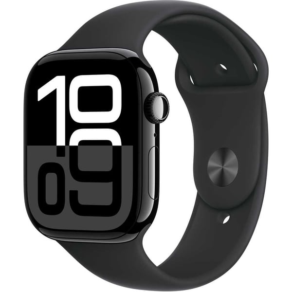 Apple Watch Series 10 GPS 42mm Jet Black Aluminum Case with Black Sport Band S M Online Shopping on Apple Watch Series 10 GPS 42mm Jet Black Aluminum Case with Black Sport